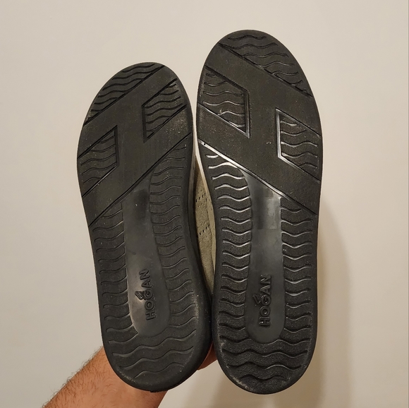 Hogan Men's Sneakers Military Green Size 8 Men's - Picture 5 of 7